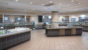 Daily buffet breakfast (USD 18 per person)