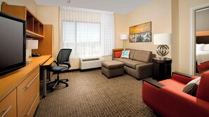 Suite, 1 Bedroom | Desk, blackout curtains, iron/ironing board, free cots/infant beds - TownePlace Suites by Marriott Lexington Park Patuxent River Naval Air Station (Lexington Park)