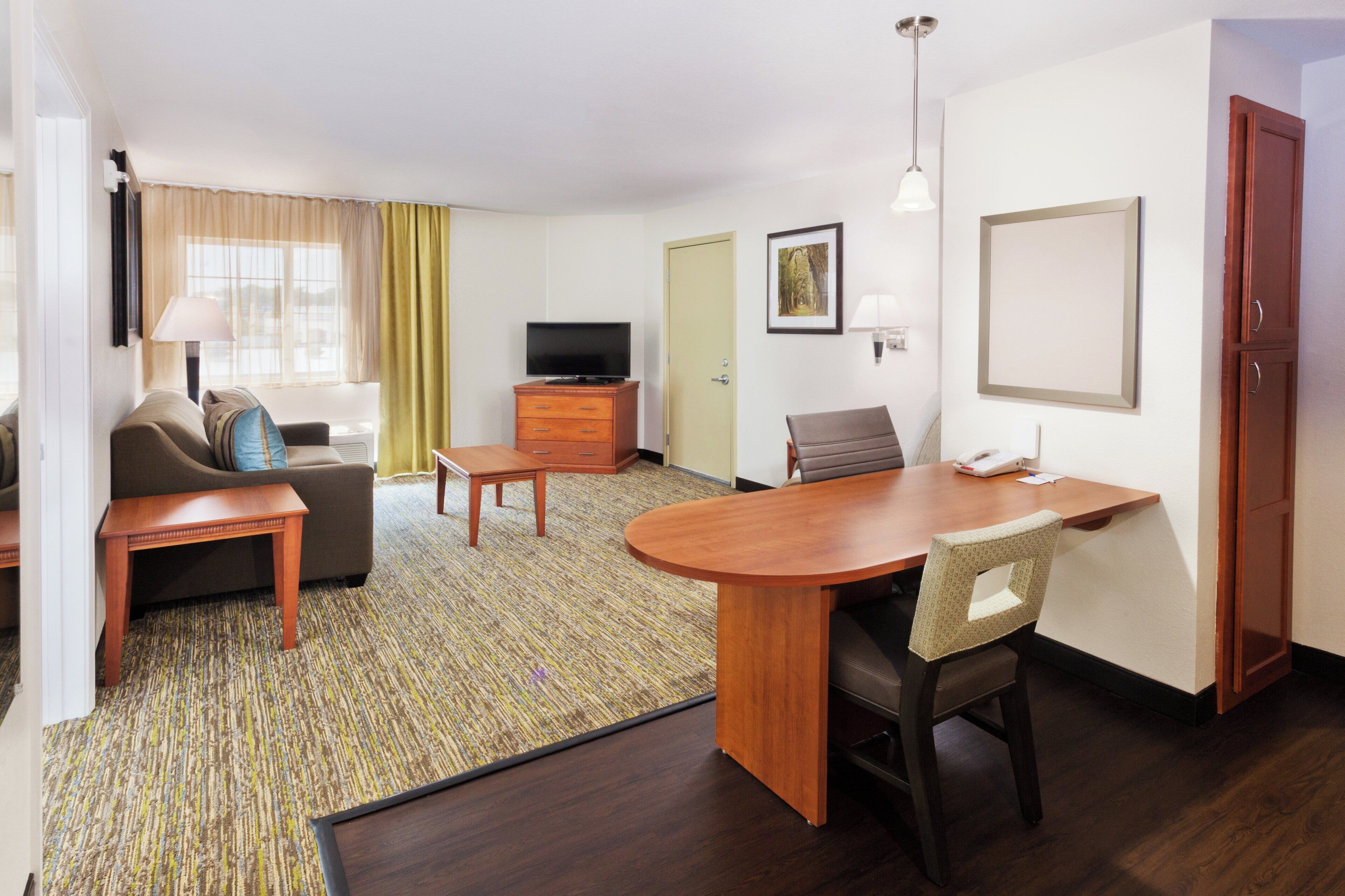 In-room safe, desk, blackout curtains, iron/ironing board
