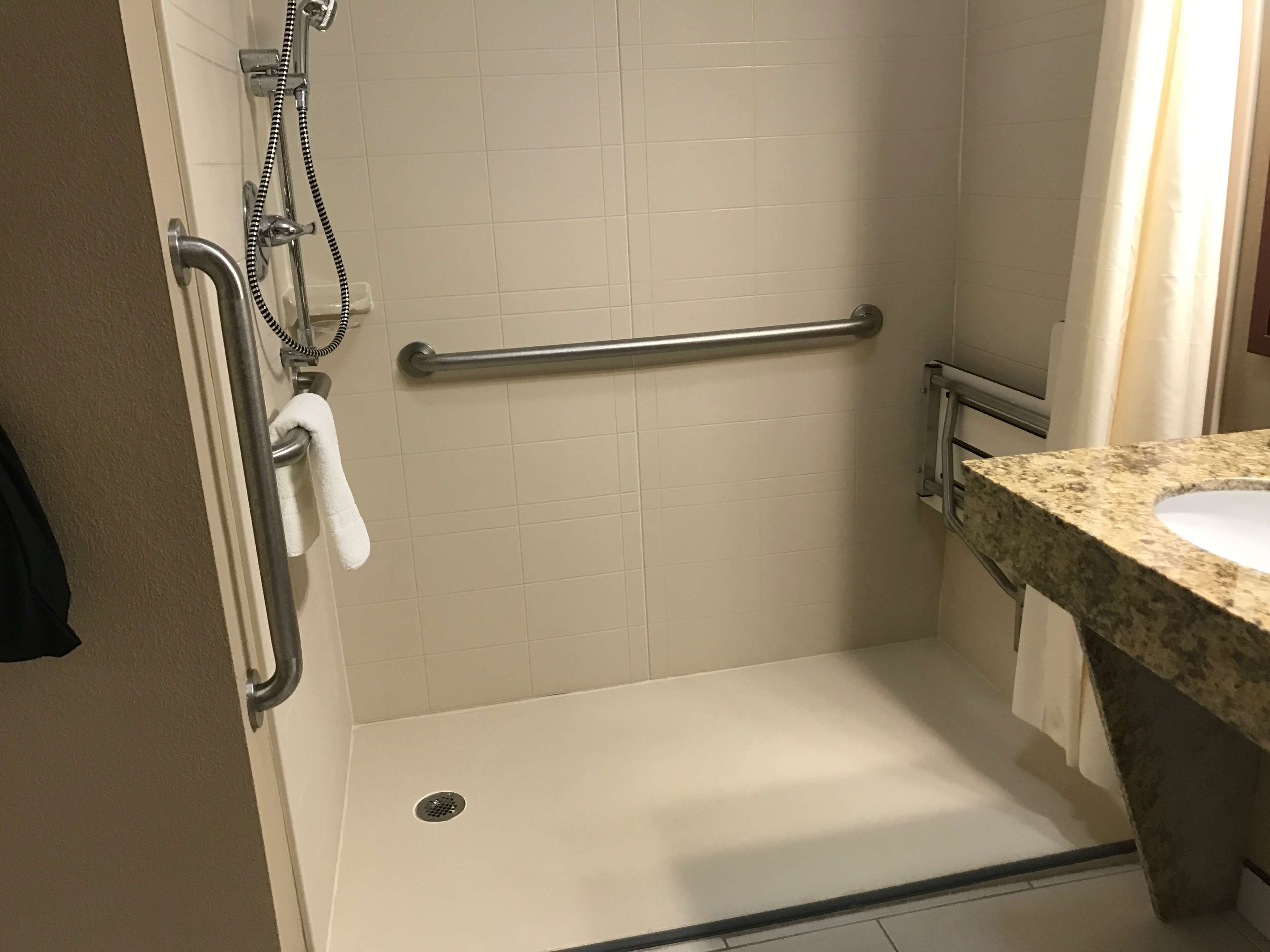 free toiletries, hair dryer, towels, soap