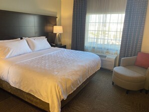 Desk, laptop workspace, blackout curtains, soundproofing