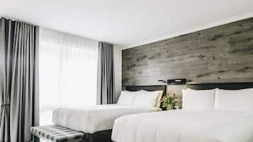 1 bedroom, down duvets, Select Comfort beds, desk