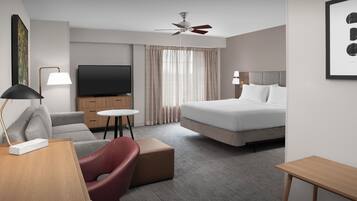 In-room safe, desk, laptop workspace, iron/ironing board