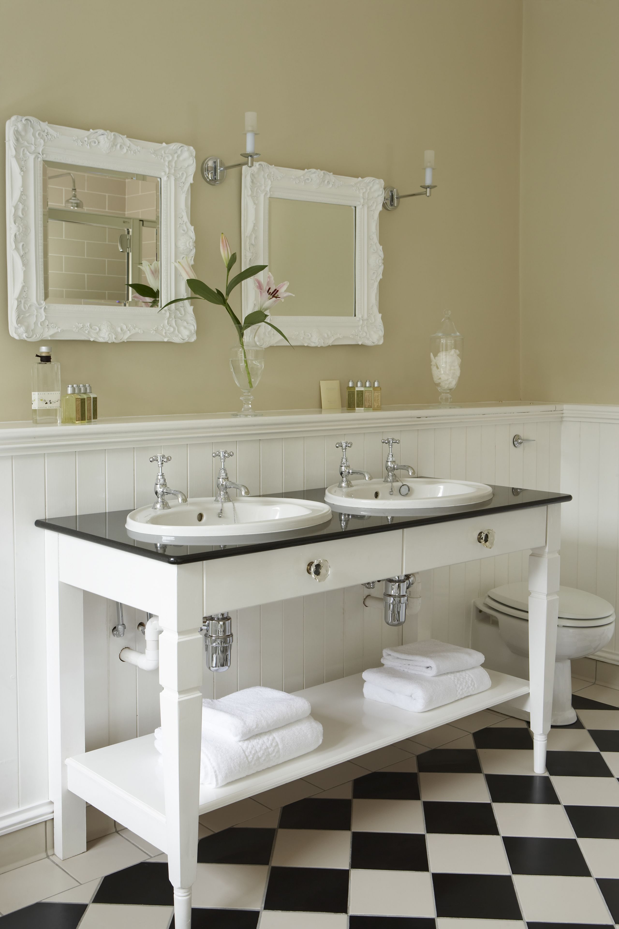 heritage period style room | bathroom sink