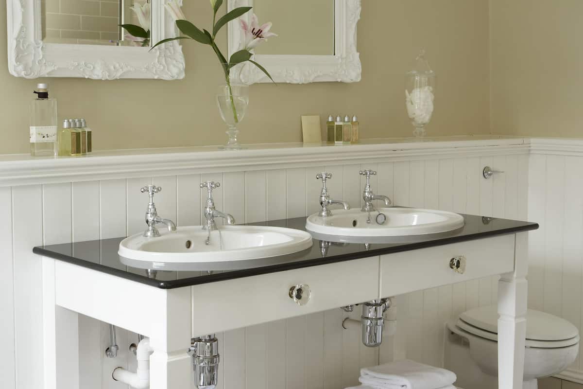 heritage period style room | bathroom sink