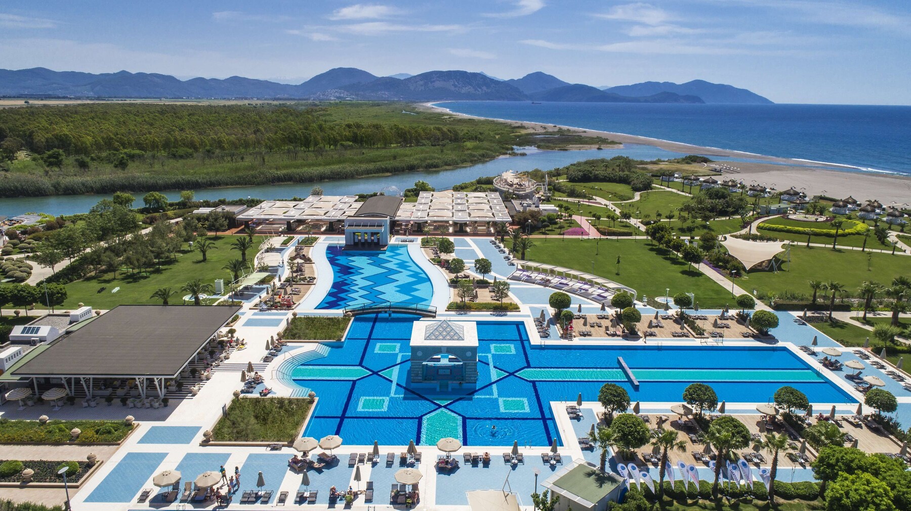 Indoor pool, 11 outdoor pools, free pool cabanas, pool umbrellas