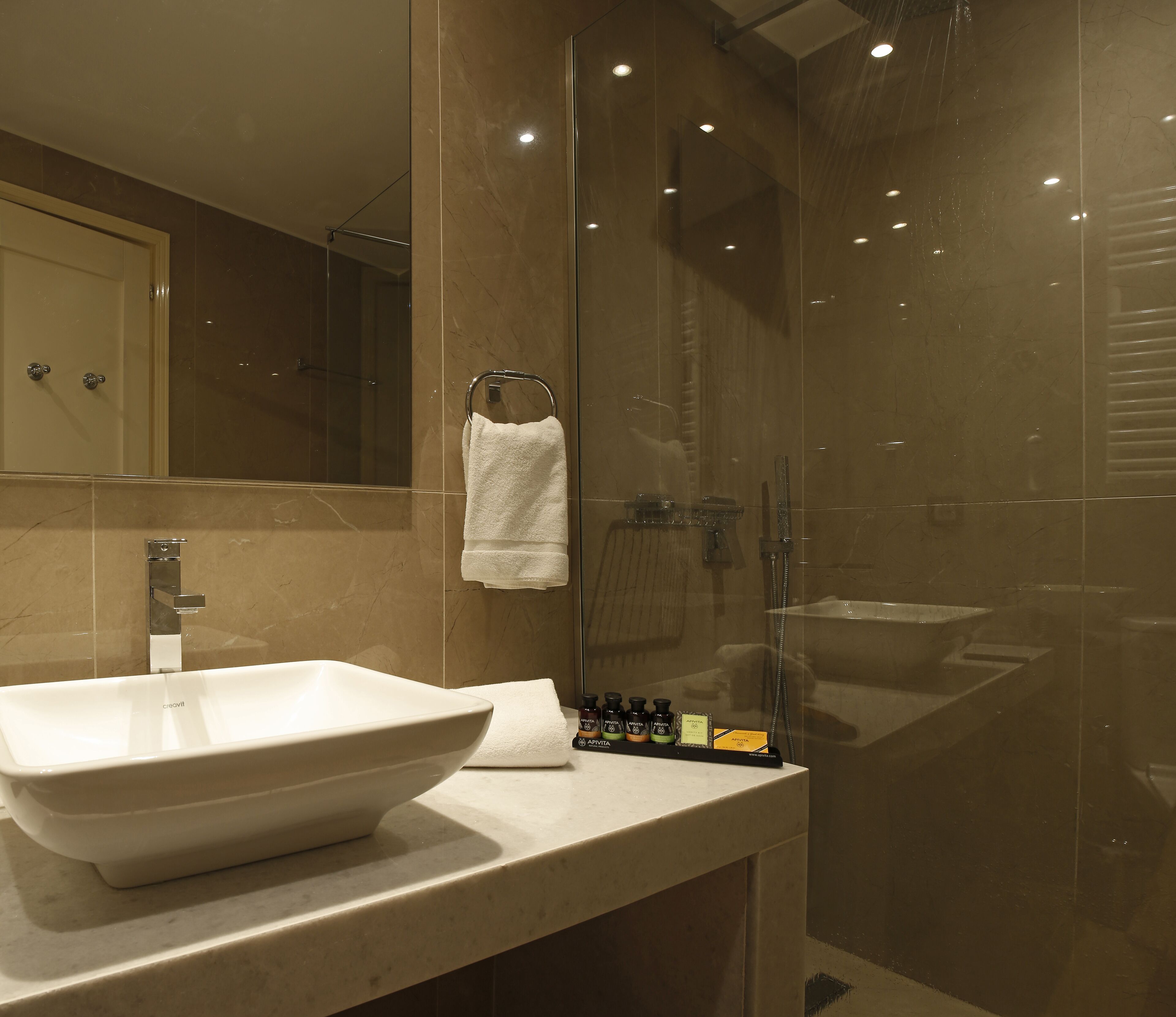 classic double room (special offer) | bathroom | deep-soaking bathtub, designer toiletries, hair dryer, bathrobes