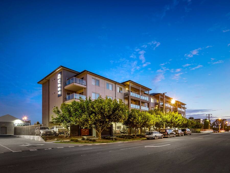 Front of property – evening/night