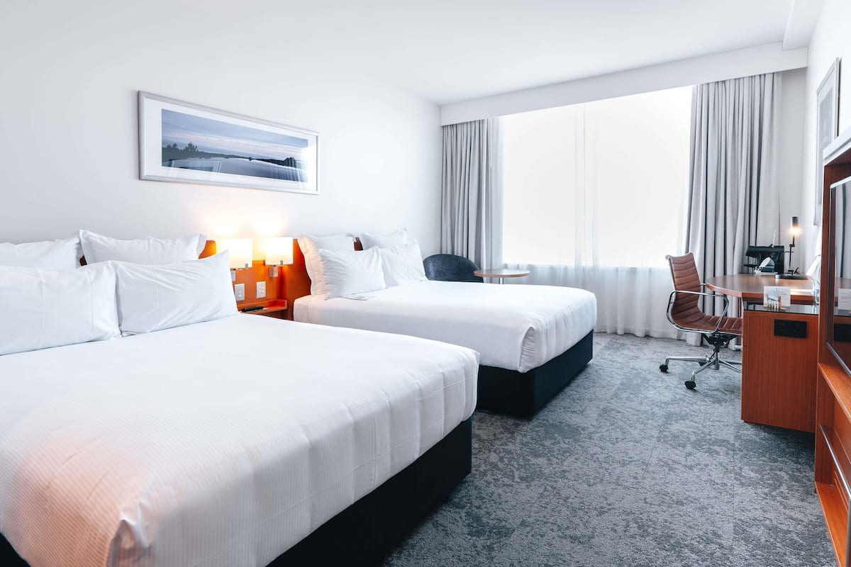 Executive Double Room, 2 Double Beds | In-room safe, individually furnished, desk, laptop workspace