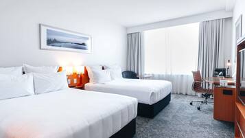 Executive Double Room, 2 Double Beds | In-room safe, individually furnished, desk, laptop workspace