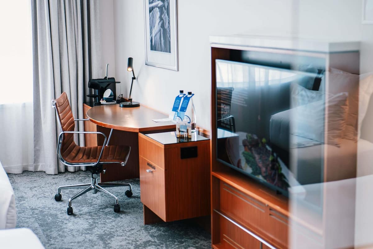 Executive Double Room, 2 Double Beds | In-room safe, individually furnished, desk, laptop workspace