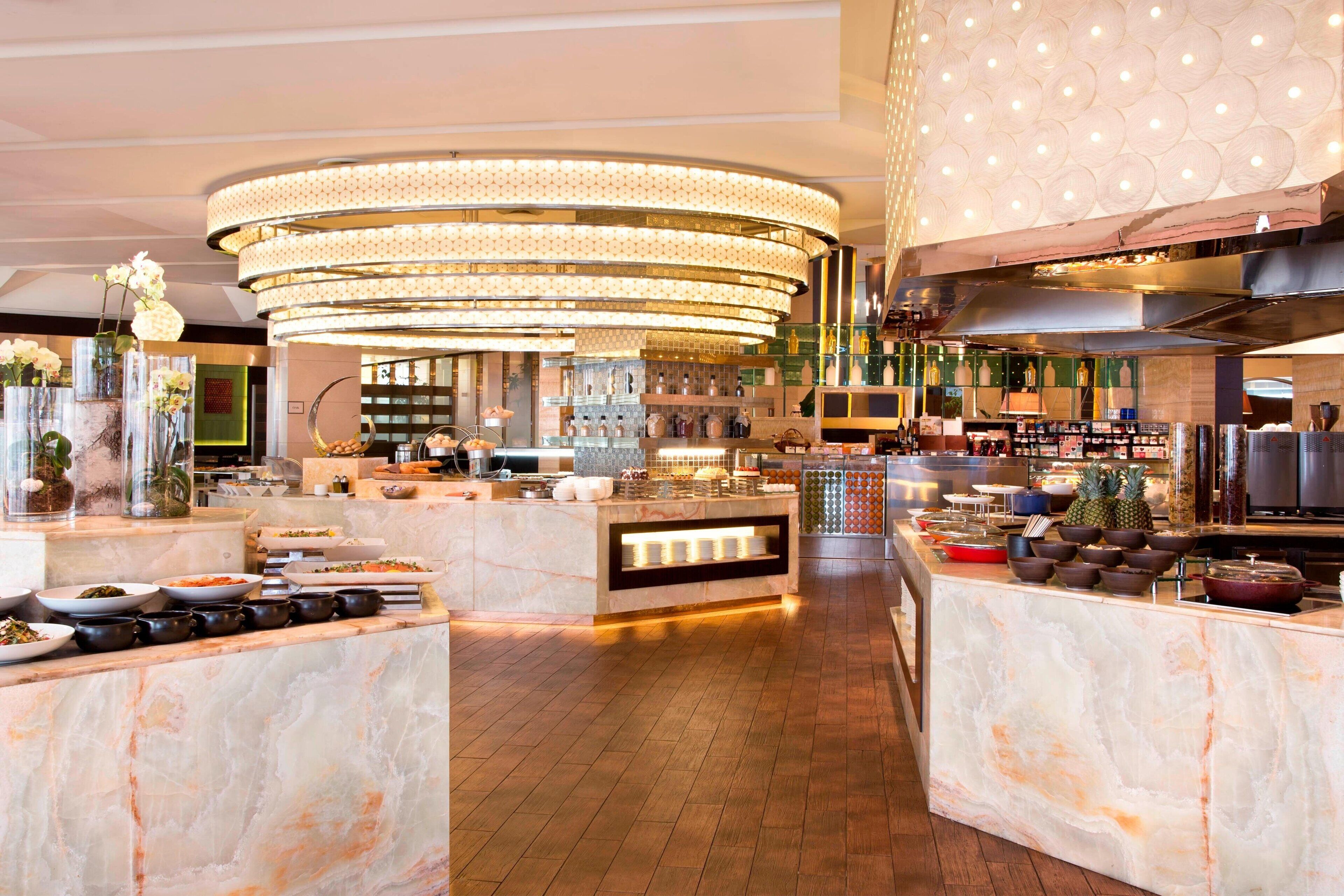 3 restaurants, breakfast, lunch served; local and international cuisine