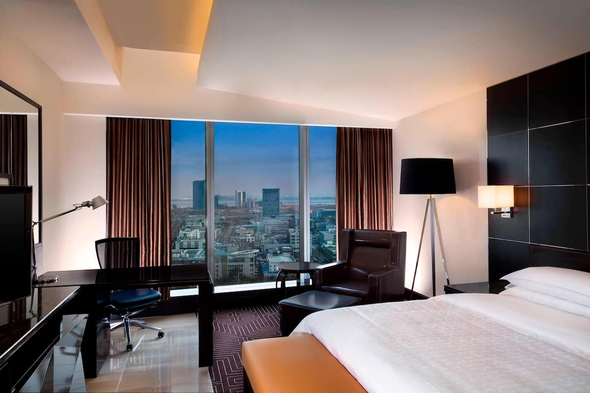 1 bilik tidur, peralatan tempat tidur premium, tilam berlapik