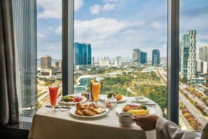 Servicio de comidas en la habitación