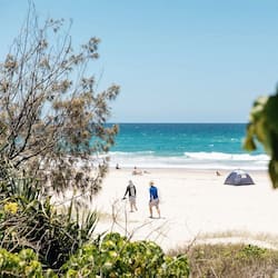 Beach nearby, white sand