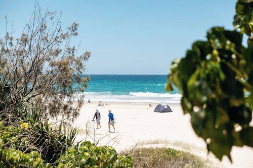 Beach nearby, white sand