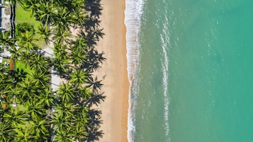 On the beach