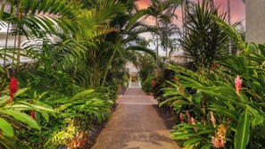 Entrada al alojamiento