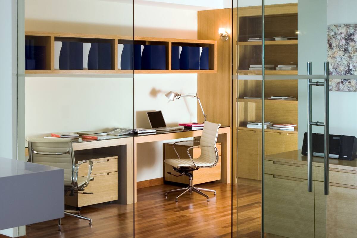 One Bedroom Premier SOHO | Down comforters, in-room safe, desk, iron/ironing board
