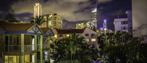 Front of property – evening/night