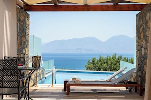 Suite Two Bedroom with Sea View and Private Pool | View from room - Miramare Resort & Spa (Agios Nikolaos)