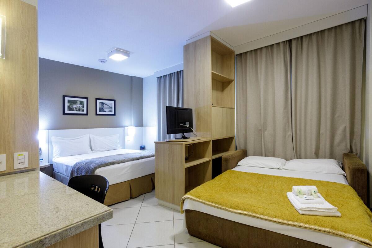 Minibar, in-room safe, desk, blackout drapes