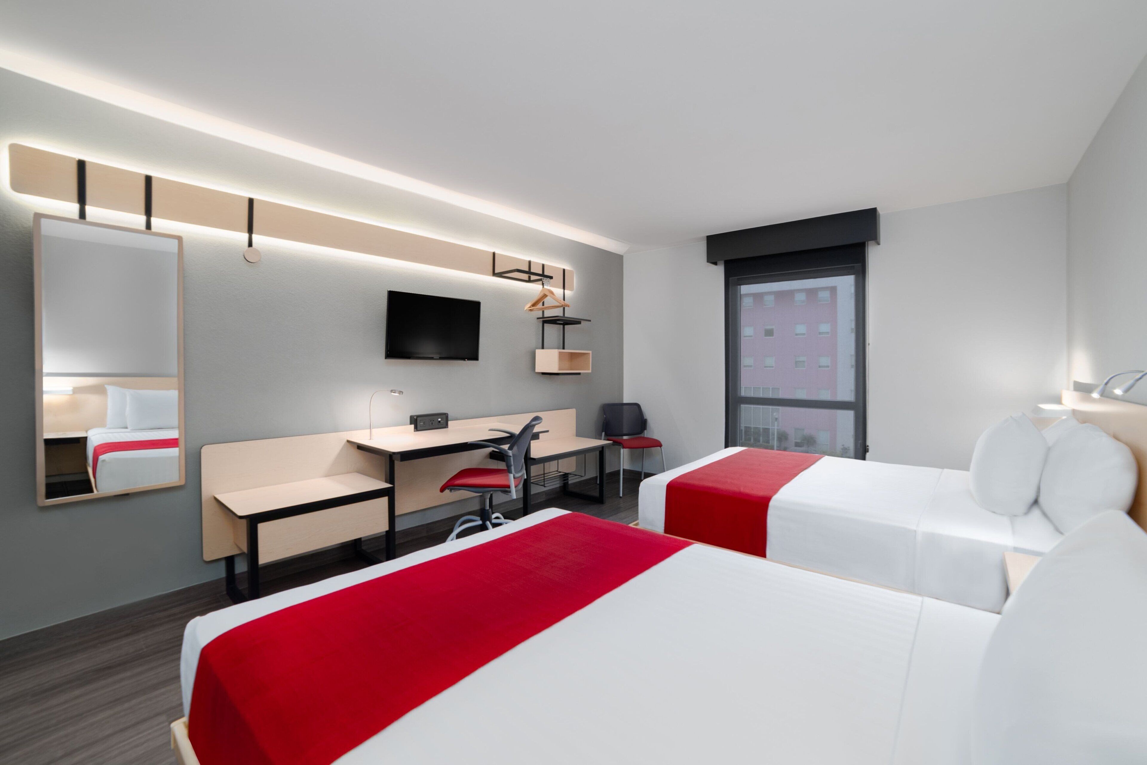 Room, 2 Double Beds | Desk, iron/ironing board, free WiFi, bed sheets