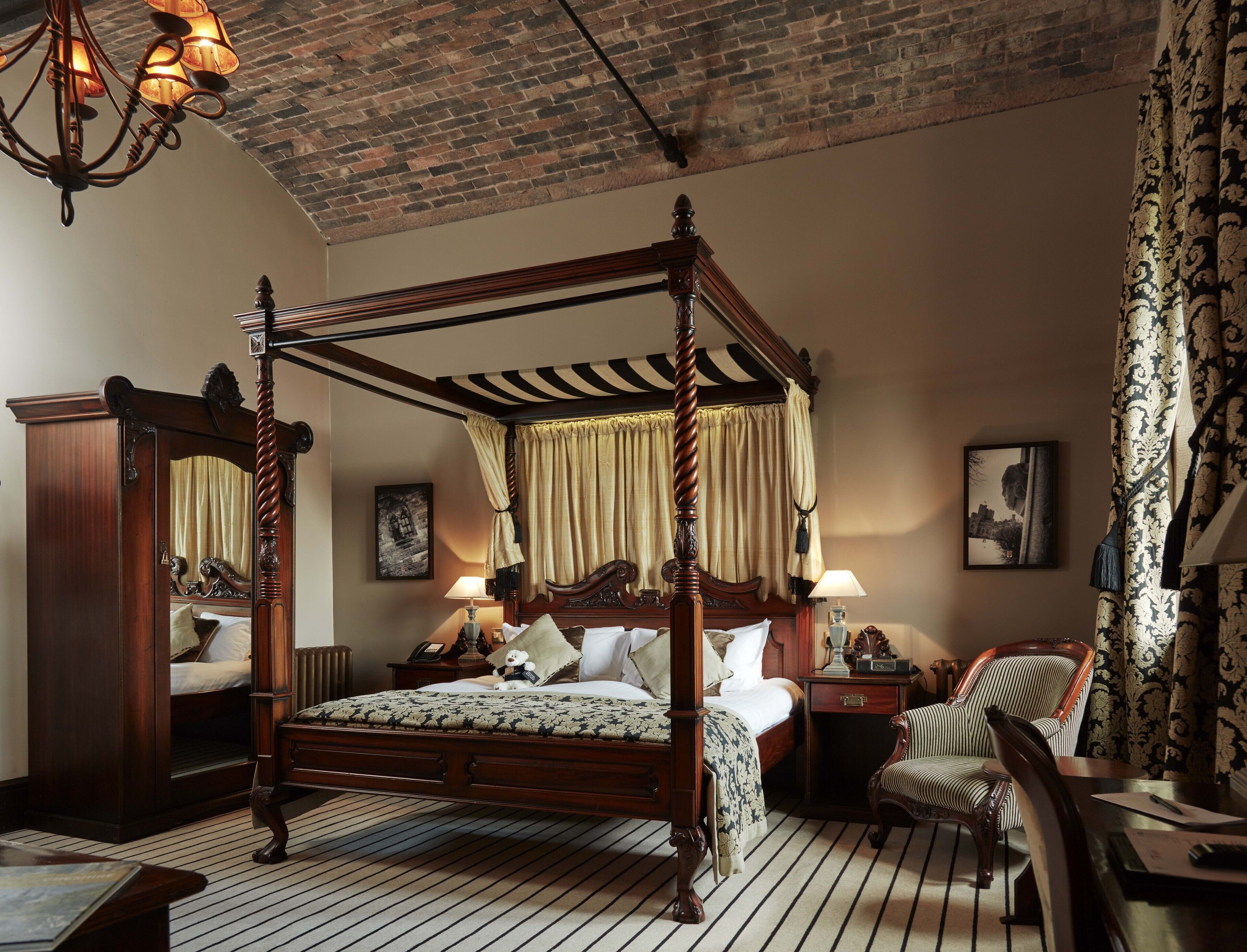 Premium bedding, desk, iron/ironing board, bed sheets