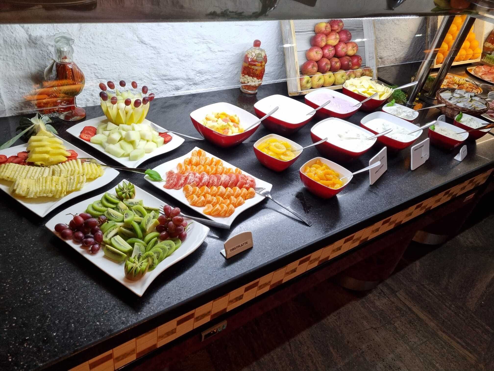 Daily buffet breakfast (EUR 18 per person)