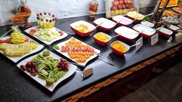 Daily buffet breakfast (EUR 18 per person)