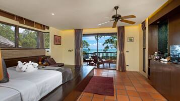 Villa, frente al mar (Rendezvous Villa) | 2 habitaciones, minibar y caja de seguridad en la habitación