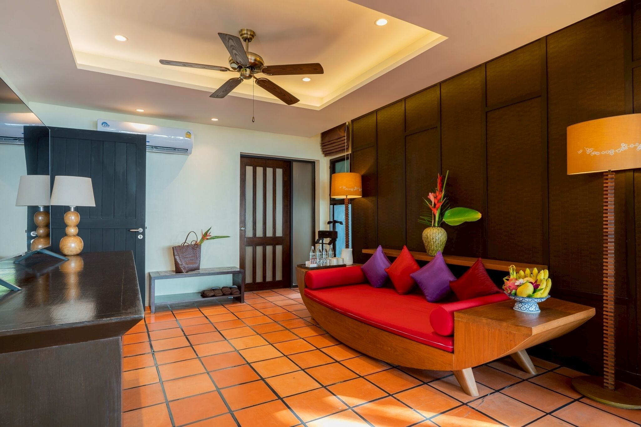 casurinas family villa | living area | 32-inch lcd tv with cable channels, tv