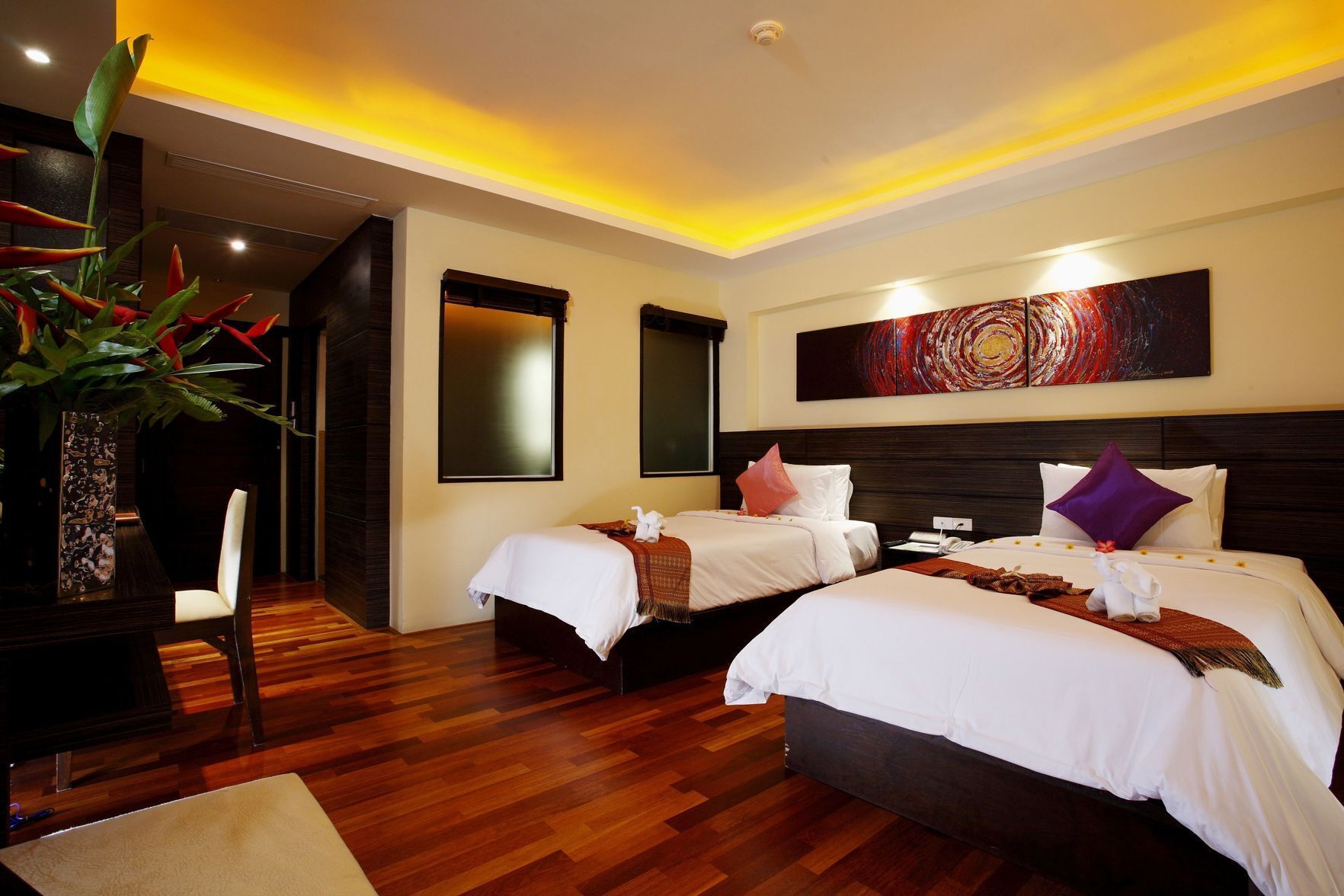 Premium bedding, minibar, in-room safe, blackout drapes