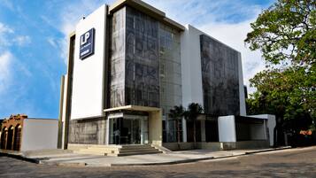 Fassade der Unterkunft