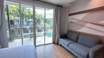 Quarto quádruplo premier | Terraço/pátio