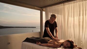 Espace de soins pour les couples, massages des tissus profonds