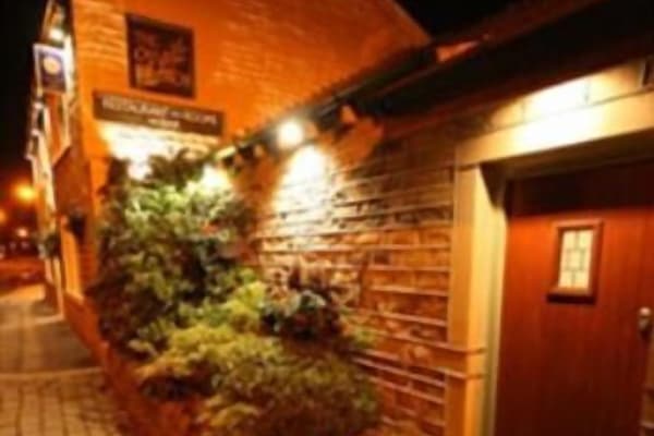 Front of property – evening/night