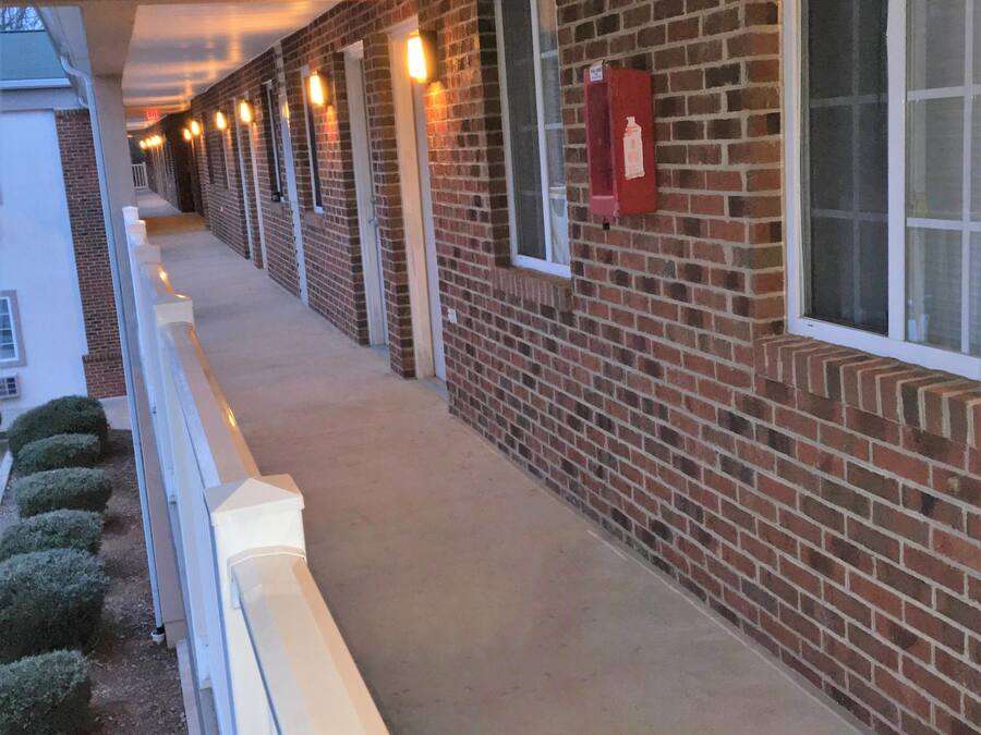 Front of property – evening/night