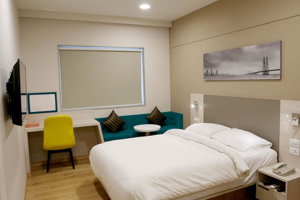 Luxe Queen Room | Premium bedding, in-room safe, desk, free WiFi