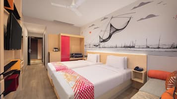 Luxe Twin Room | ๋ฏธ๋๋ฐ, ๊ฐ์ค ๋ด ๊ธ๊ณ , ๋ฌด๋ฃ WiFi