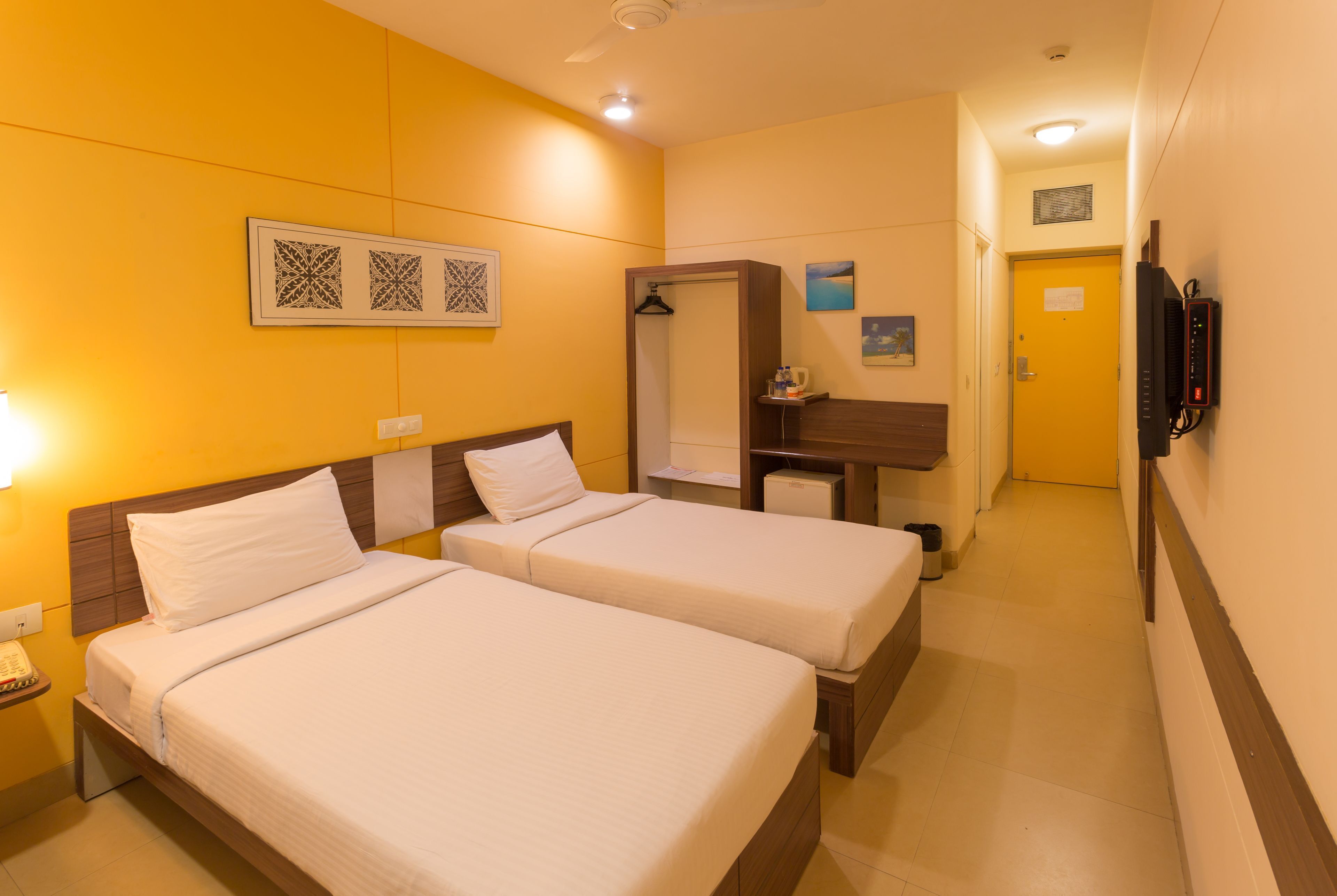 In-room safe, desk, blackout drapes, iron/ironing board