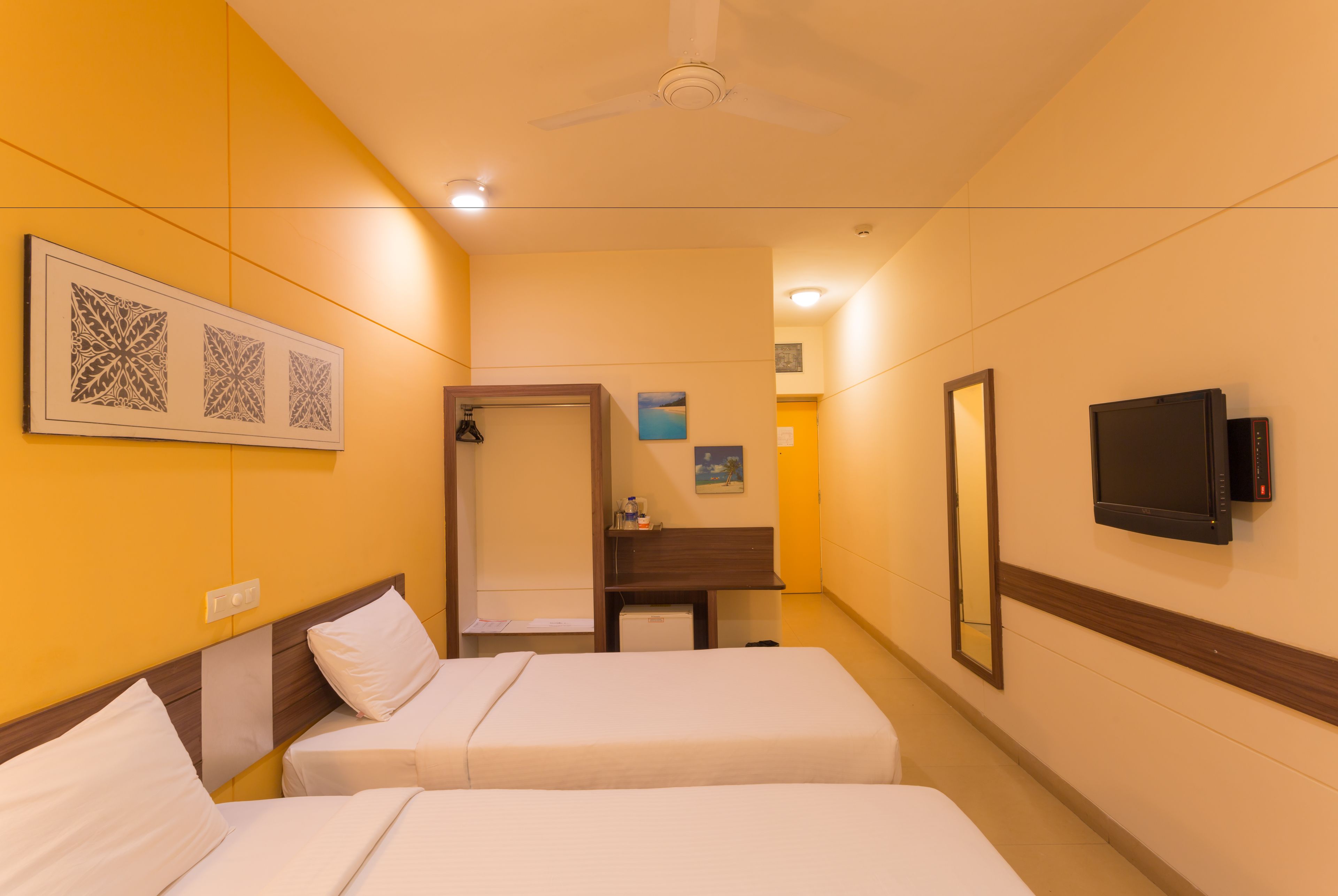 standard room | in-room safe, desk, blackout curtains, iron/ironing board