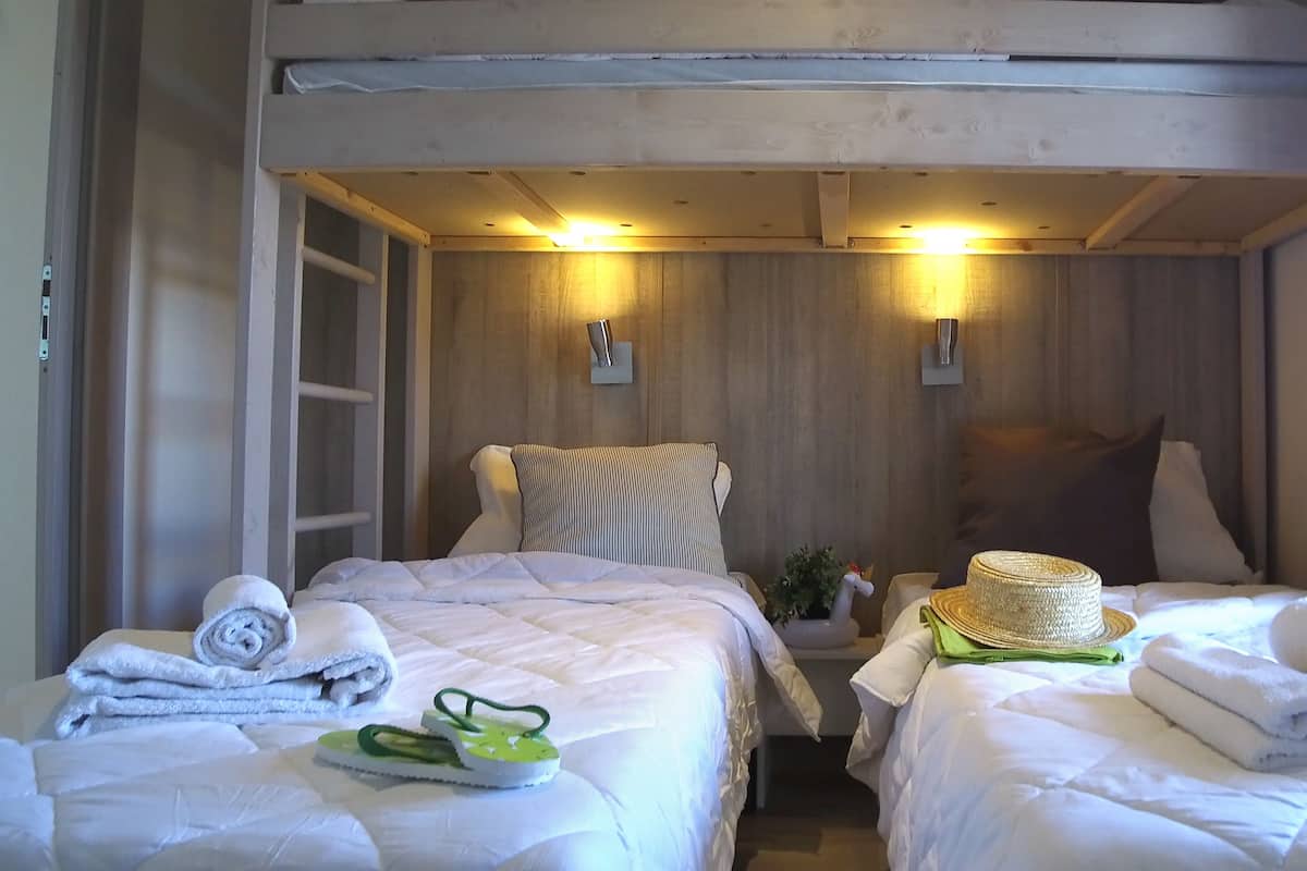 Cottage, 3 slaapkamers (8 Pers) | Luxe beddengoed, verduisterende gordijnen, geluiddichte muren