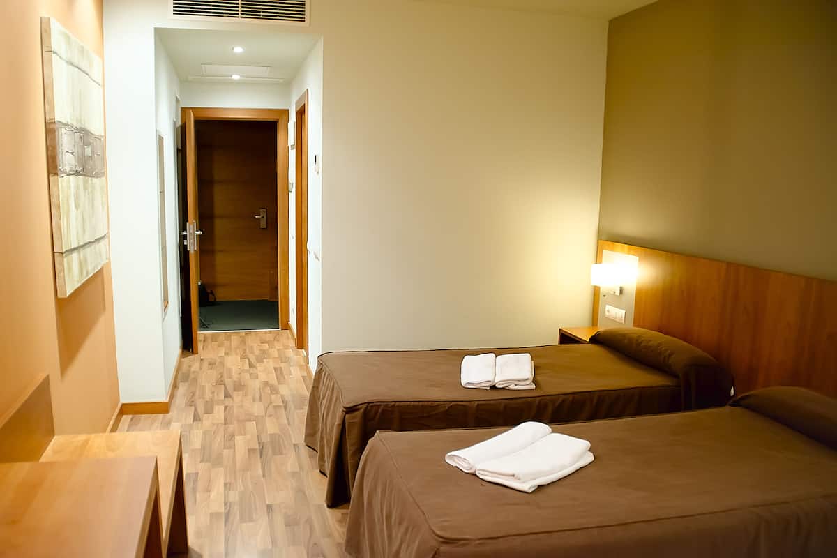 premium bedding, desk, blackout curtains, soundproofing