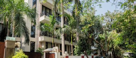 Majoituspaikan julkisivu