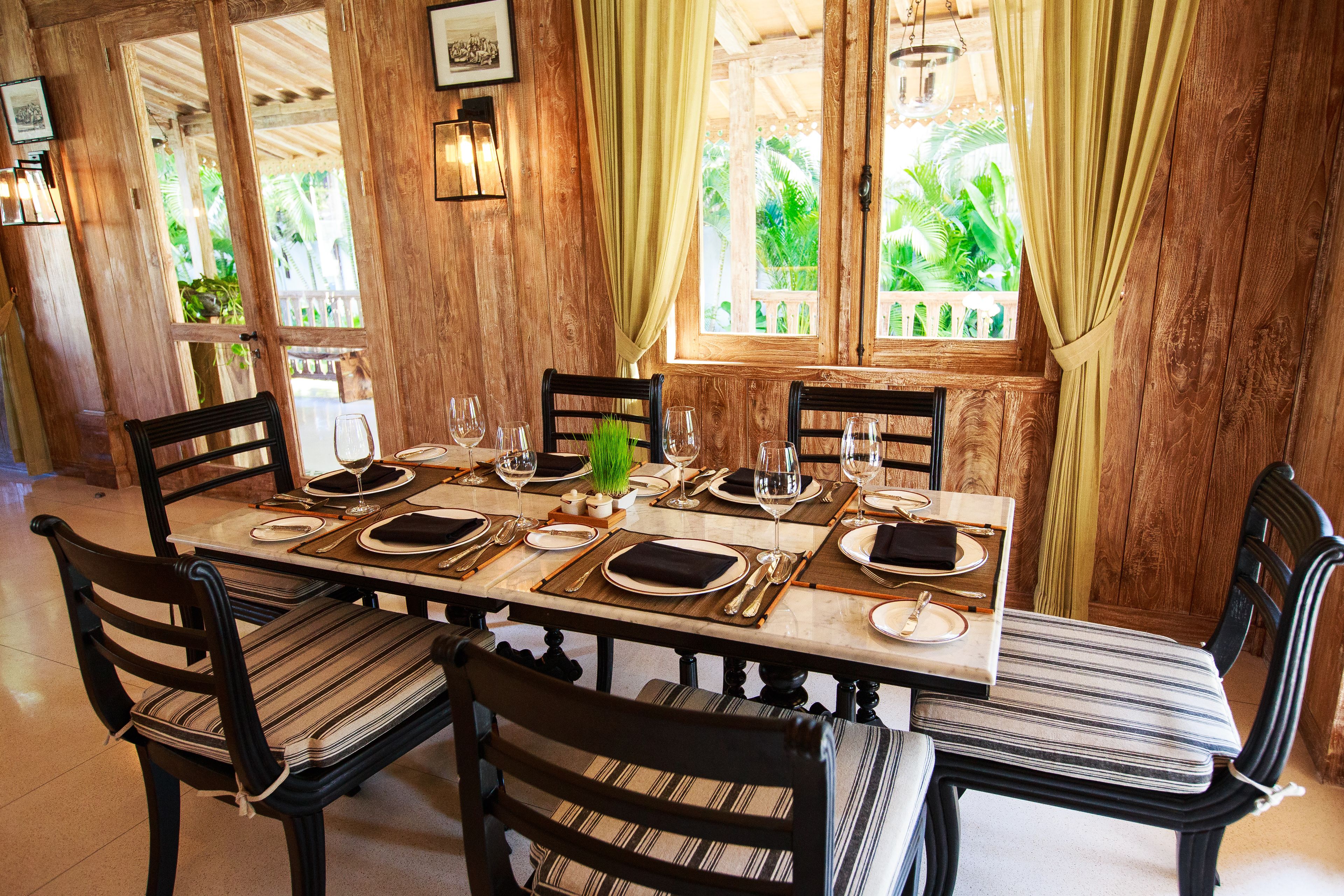 breakfast, lunch, dinner served; indonesian cuisine, garden views