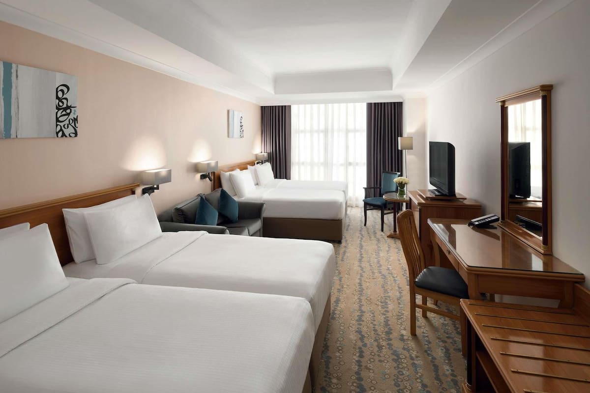 Ropa de cama de alta calidad y minibar