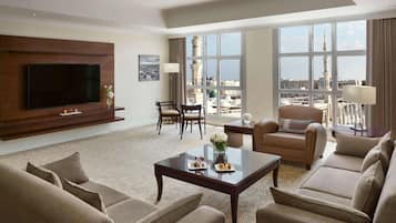 Suíte presidencial, 3 quartos | Roupas de cama premium, frigobar, cofres nos quartos