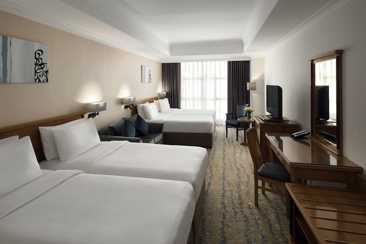 1 quarto, roupas de cama premium, frigobar, cofres nos quartos