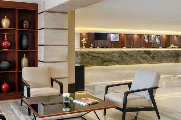 Lobby sitting area